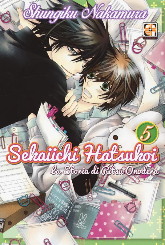 Sekaiichi Hatsukoi. La storia di Ritsu Onodera. Vol. 5 - Shungiku Nakamura - copertina
