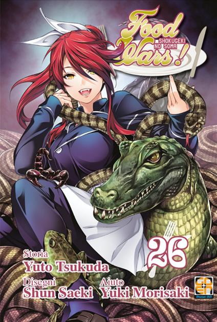 Food wars!. Vol. 26 - Yuto Tsukuda,Shun Saeki,Yuki Morisaki - copertina