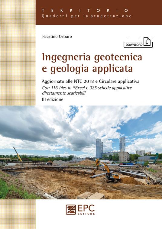 Ingegneria geotecnica e geologia applicata - Faustino Cetraro - copertina