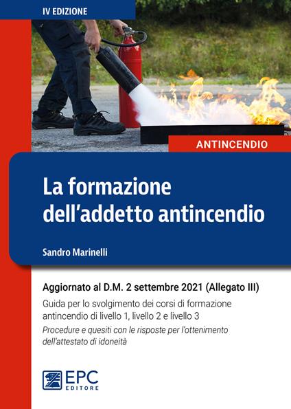 La formazione dell'addetto antincendio - Sandro Marinelli - copertina