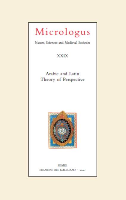 Micrologus. Nature, sciences and medieval societes (2021). Vol. 29: Arabic and latin. Theory of perspective - copertina