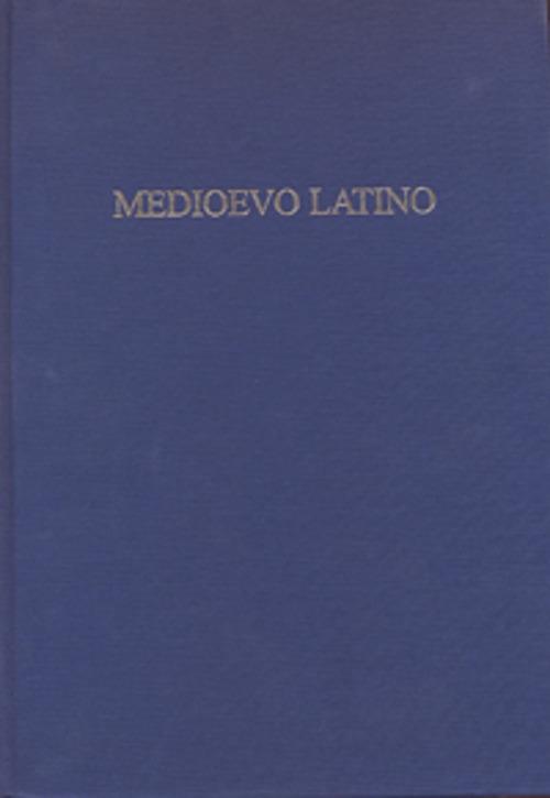 Medioevo latino. Bollettino bibliografico della cultura europea dal secolo VI al XV. Vol. 42 - copertina