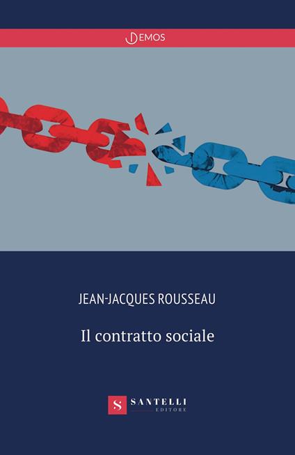 Il contratto sociale - Jean-Jacques Rousseau - copertina