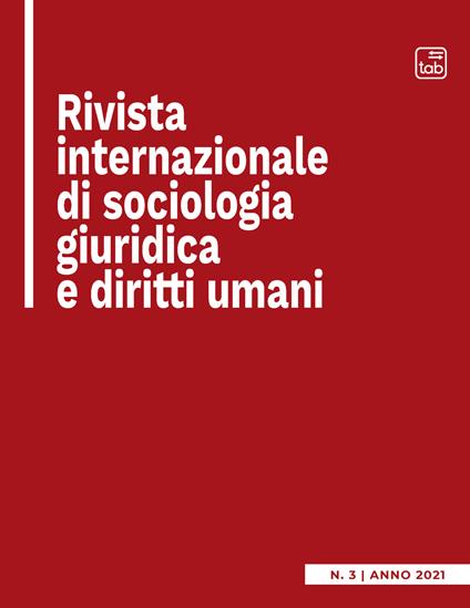 Rivista internazionale di sociologia giuridica e diritti umani (2021). Vol. 3 - copertina