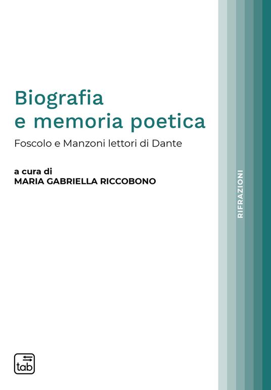 Biografia e memoria poetica. Foscolo e Manzoni lettori di Dante - copertina