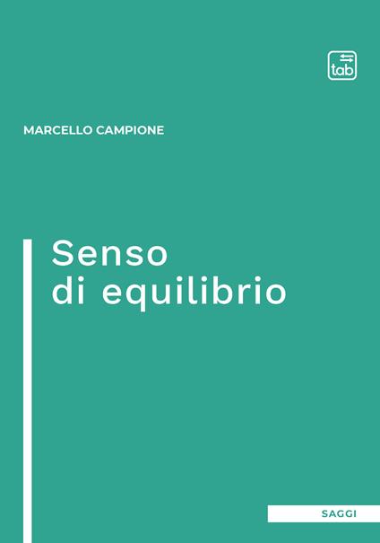 Senso di equilibrio - Marcello Campione - copertina