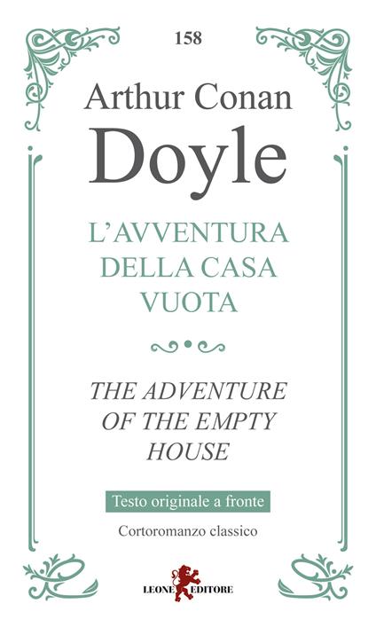 L'avventura della casa vuota-The adventure of the empty house - Arthur Conan Doyle - copertina