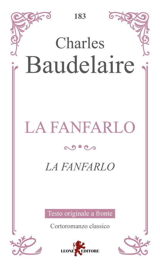 La fanfarlo. Testo francese a fronte - Charles Baudelaire - copertina