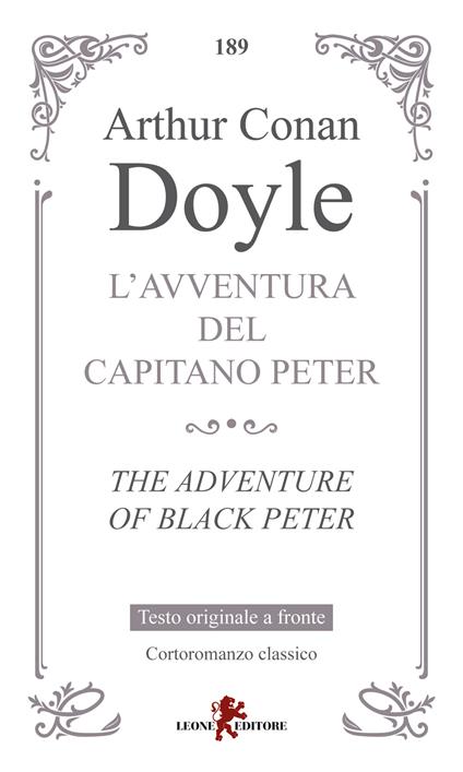 L'avventura del capitano Peter. Testo inglese a fronte. Ediz. bilingue - Arthur Conan Doyle - copertina
