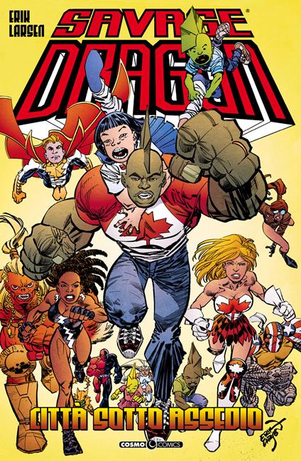 Savage Dragon. Vol. 41: Città sotto assedio - Erik Larsen - copertina