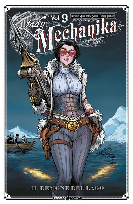 Lady Mechanika. Vol. 9: Il demone del lago - Joe Benitez,M. M. Chen - copertina