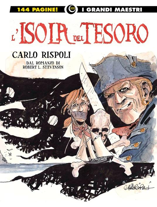 L'isola del tesoro da Robert L. Stevenson - Carlo Rispoli - copertina