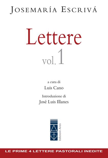 Lettere. Vol. 1 - San Josemaría Escrivá de Balaguer - copertina