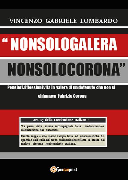 Nonsologalera Nonsolocorona - Vincenzo G. Lombardo - copertina
