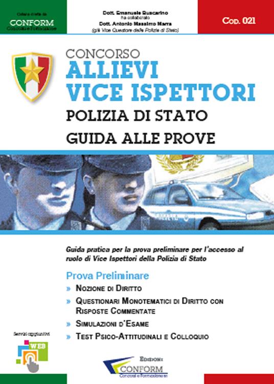 Concorso allievi vice ispettori. Polizia di Stato. Guida alle prove - copertina