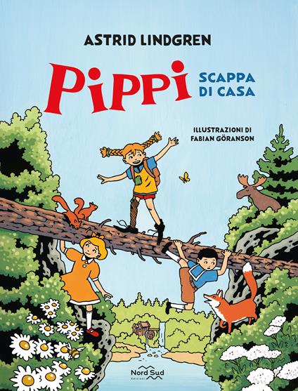 Pippi scappa di casa - Astrid Lindgren - copertina