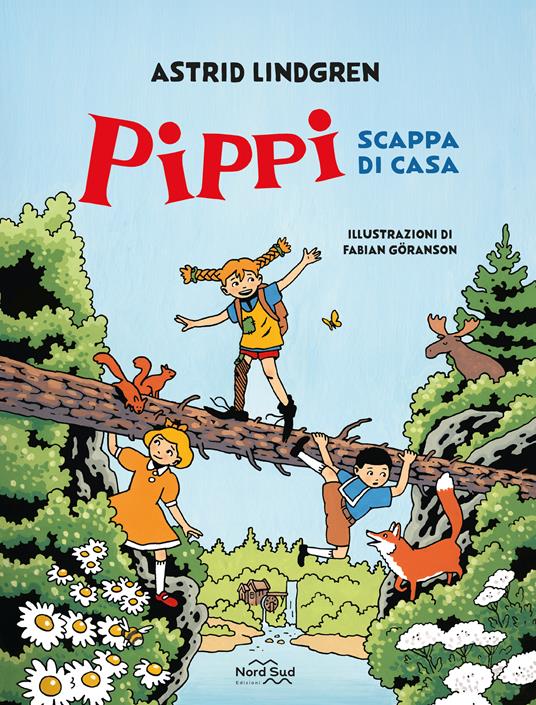 Pippi scappa di casa - Astrid Lindgren - copertina