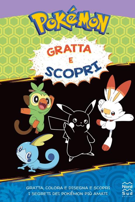 Pokémon. Gratta e scopri. Ediz. illustrata. Con stilo in legno - copertina