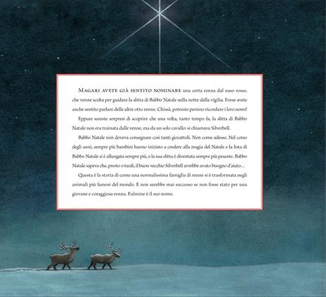 Fulmine. La prima renna di Babbo Natale. Ediz. a colori - Matt Tavares - 2