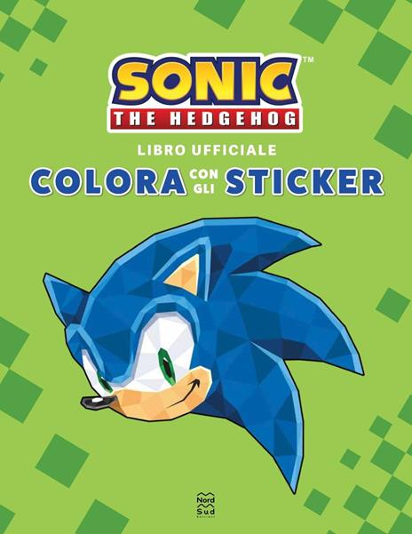 Sonic The Hedgehog. Colora con gli sticker - 4