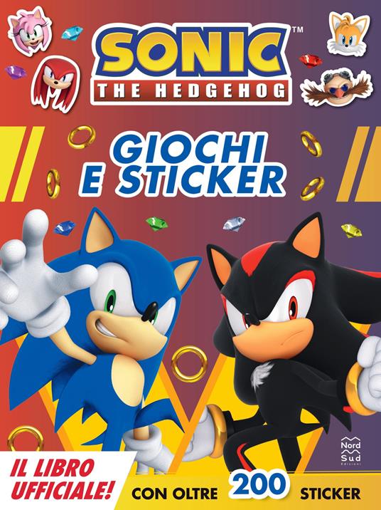 Sonic The Hedgehog. Giochi e sticker - copertina