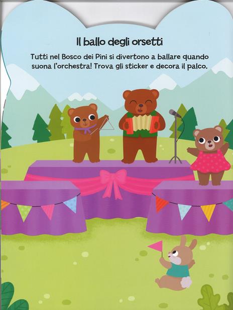 Orsetto. Amici sticker. Con adesivi. Ediz. illustrata - 2