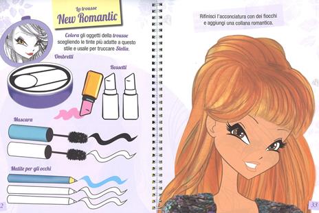 Magico make-up. Winx Fairy Couture. Ediz. a spirale. Con Adesivi - 3