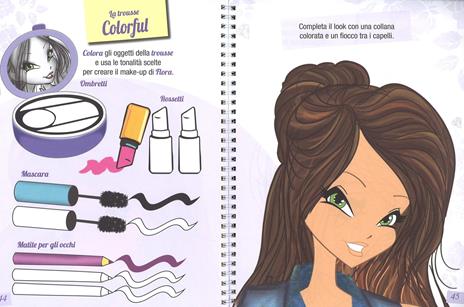 Magico make-up. Winx Fairy Couture. Ediz. a spirale. Con Adesivi - 4