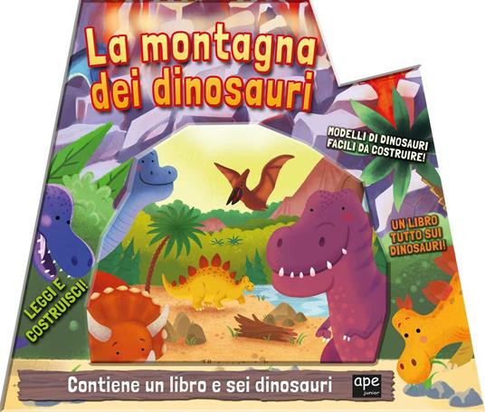 La montagna dei dinosauri. Ediz. a colori. Con Prodotti vari - copertina