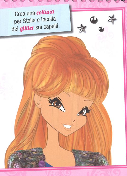 Fashion notebook make-up. Winx Fairy Couture. Con adesivi. Ediz. a colori. Ediz. a spirale - 5
