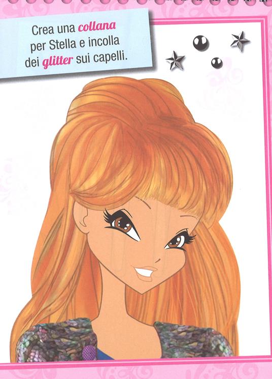 Fashion notebook make-up. Winx Fairy Couture. Con adesivi. Ediz. a colori. Ediz. a spirale - 6