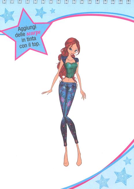 Fashion notebook accessori. Winx Fairy Couture. Con adesivi. Ediz. a colori. Ediz. a spirale - Iginio Straffi - 4