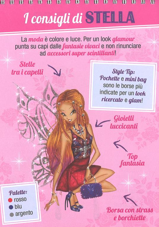 Fashion notebook glamour. Winx Fairy Couture. Con adesivi. Ediz. a colori. Ediz. a spirale - 4