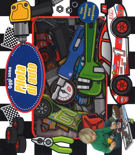 Oggi sono pilota di auto. Ediz. a colori - copertina