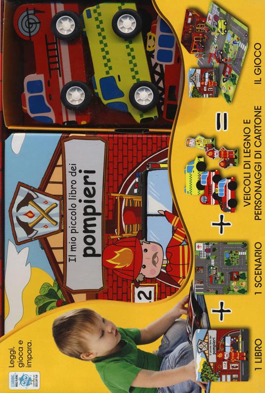 Il mio piccolo libro dei pompieri. Little village. Ediz. illustrata. Con gadget - copertina