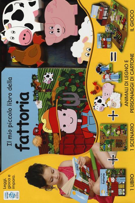 Il mio piccolo libro della fattoria. Little village. Ediz. a colori. Con gadget - copertina