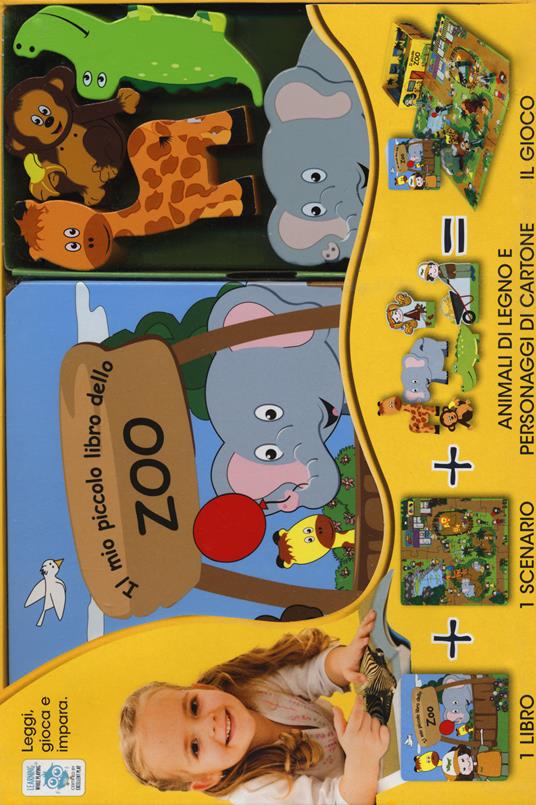 Il mio piccolo libro dello zoo. Little village. Ediz. a colori. Con gadget - copertina