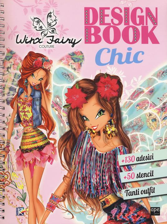 Design book chic. Winx Fairy Couture. Ediz. a colori. Ediz. a spirale - copertina