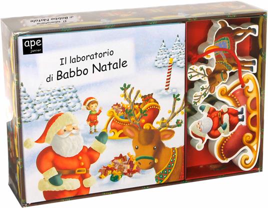 Il laboratorio di Babbo Natale. Little village. Ediz. a colori. Con gadget - copertina