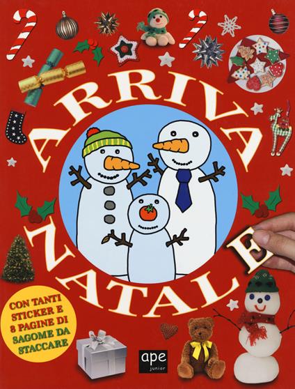 Arriva Natale. Con adesivi. Ediz. a colori - copertina