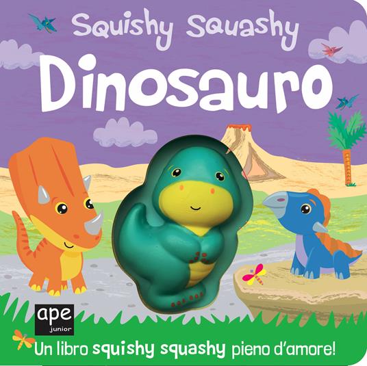 Dinosauro. Squishy squashy. Ediz. a colori - Jenny Copper - copertina