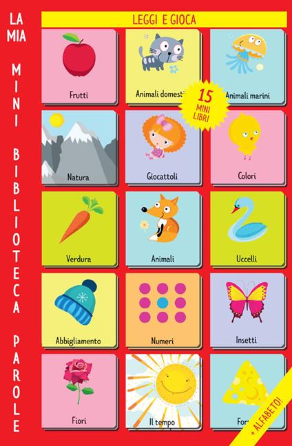 Parole. La mia mini biblioteca. Ediz. a colori - copertina