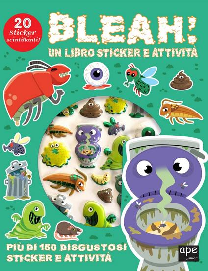 Bleah! Sticker 3D. Con adesivi. Ediz. a colori - copertina