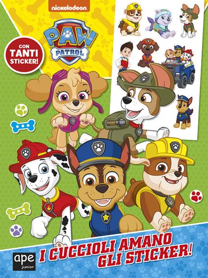 I cuccioli amano gli sticker! Paw Patrol. Ediz. a colori - copertina
