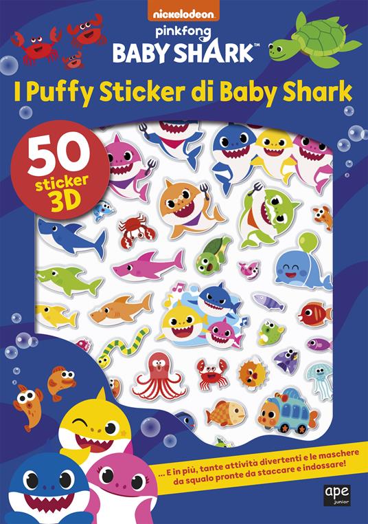I puffy sticker di Baby Shark. Ediz. a colori - copertina