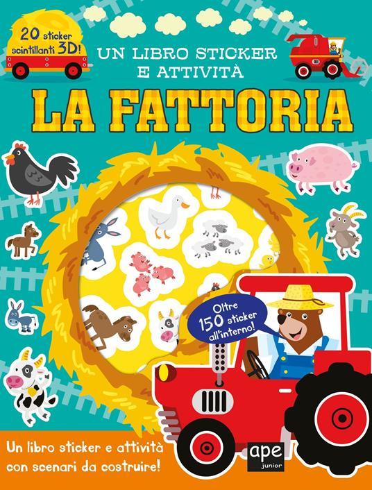 Fattoria. Sticker 3D. Con adesivi. Ediz. a colori - copertina