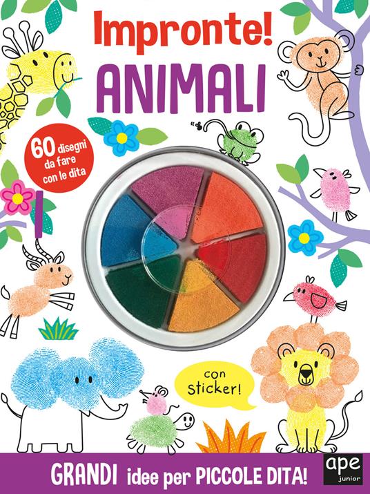 Animali. Impronte! Ediz. illustrata - copertina
