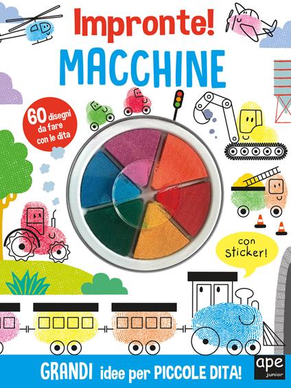 Macchine e motori. Impronte! Ediz. illustrata - copertina