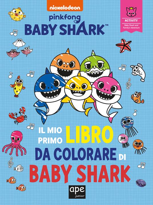 Il mio primo libro da colorare di Baby Shark. Ediz. a colori - copertina