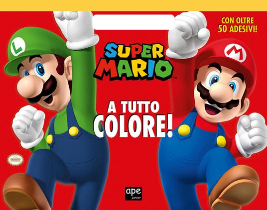 Super Mario a tutto colore! Ediz. a colori - Libro - Ape Junior - Libri da  colorare